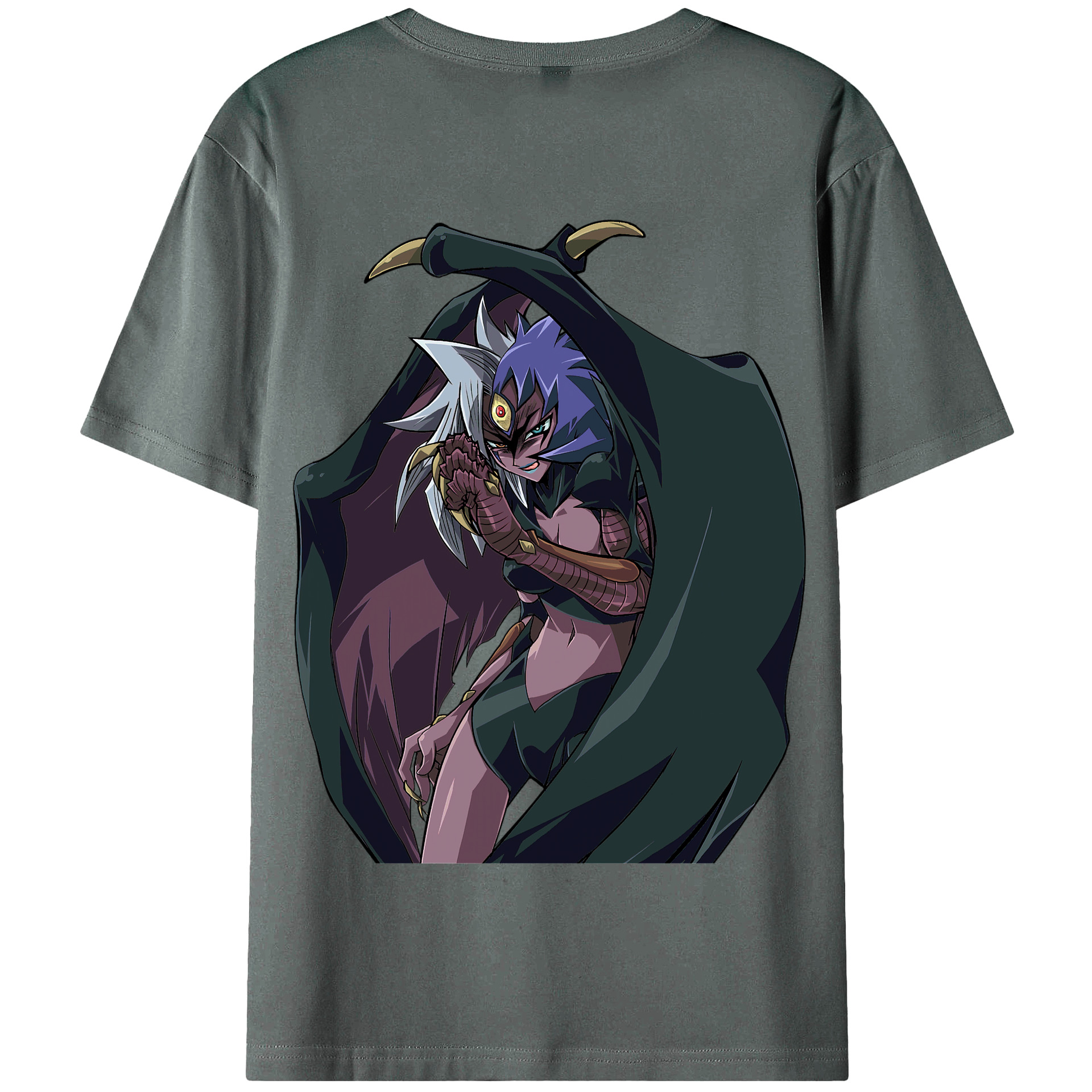 （画像用） 遊☆戯☆王 Yu-Gi-Oh! 綿100％半袖Tシャツ（背面プリント）